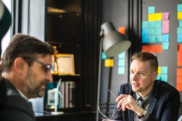 Businessmen in a meeting